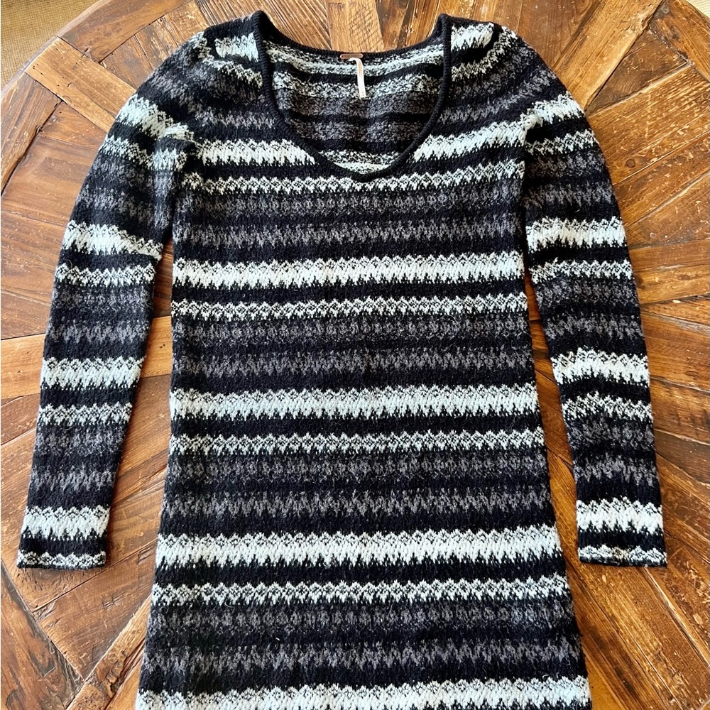 Free People Bodycon Sweater Mini Dress size Med